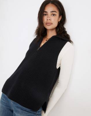 Half-Zip Sweater Vest