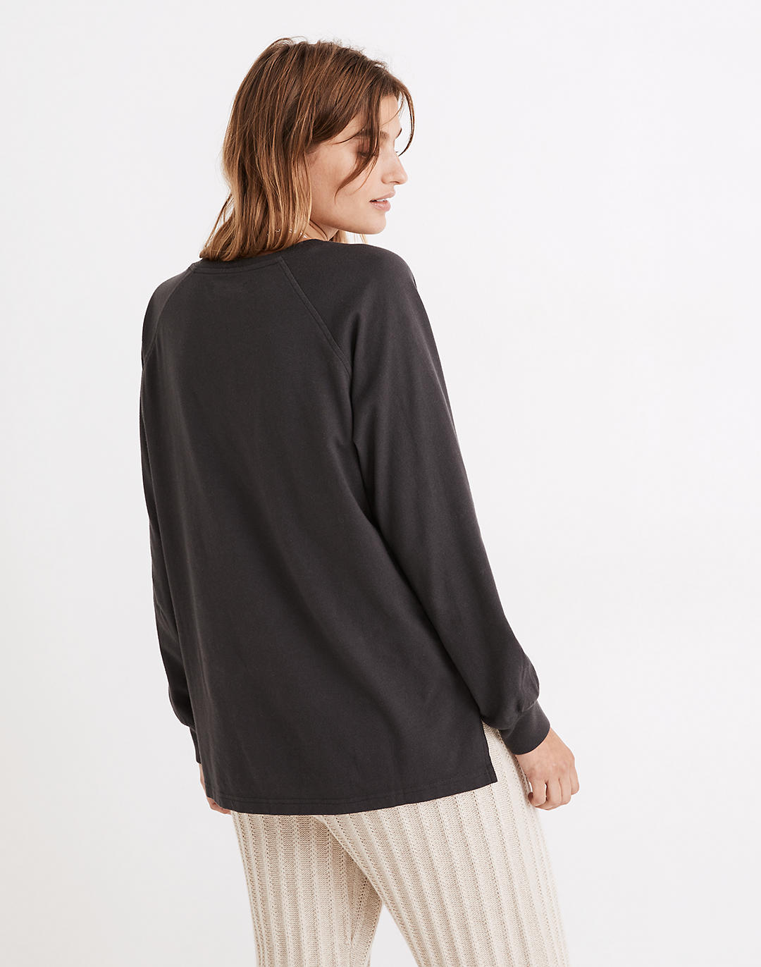 (Re)sourced Cotton Henley Relaxed Tee