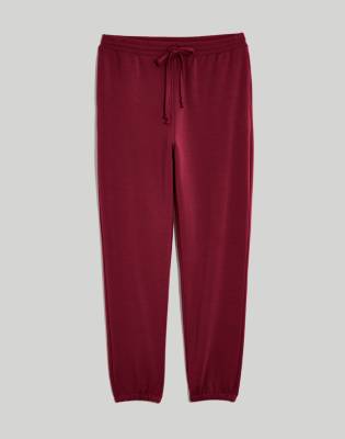 Mw Plus L Superbrushed Easygoing Sweatpants In Vintage Mulberry