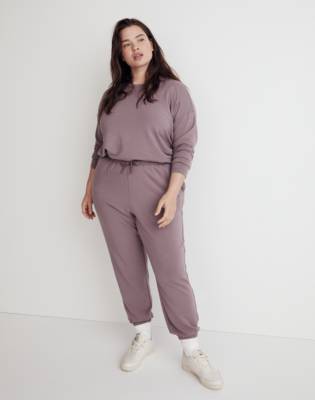 Mw Plus L Superbrushed Easygoing Sweatpants In Fig