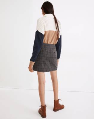 madewell fireside mini skirt