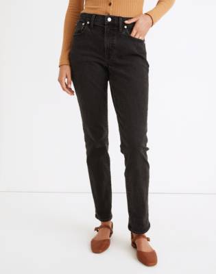 madewell slim boyjean black