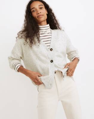 Cardigan Sweatshirt in Donegal