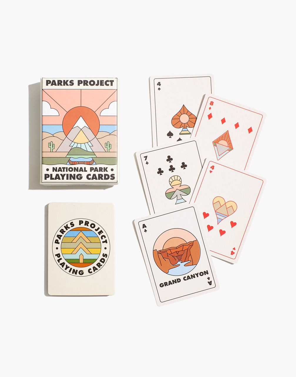 Mw Parks Project Minimalist National Park Playing Cards