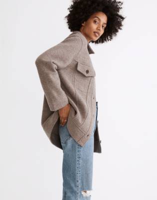 boiled wool cardigan jacket