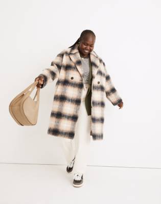 plus size cocoon coat