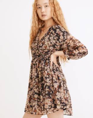 madewell daisy wrap dress