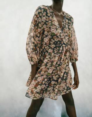 madewell daisy wrap dress