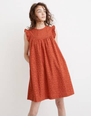 madewell eyelet dress