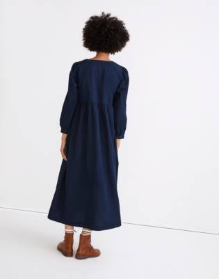 madewell denim babydoll dress