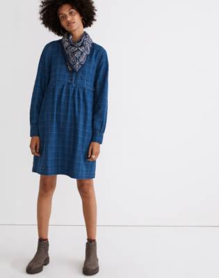 madewell denim babydoll dress