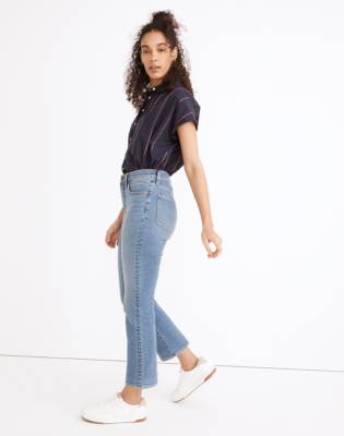 Madewell Cali Demi-Boot High-Rise Jeans Black Size 23 - munimoro.gob.pe