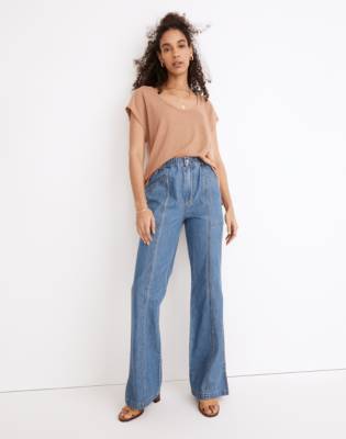 loose flare jeans