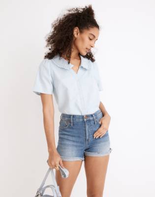 Women S Denim Shorts Denim Madewell