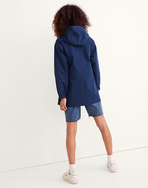 Womens Clothing Coats Short coats MW Cotton Waterproof Raincloud Raincoat in Blue 