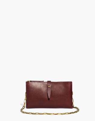 Madewell The Transport Accordion Crossbody In Dark Cabernet