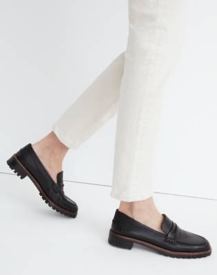 madewell white loafer