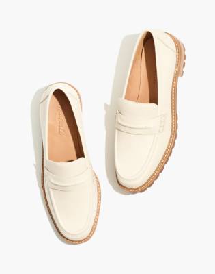 madewell white loafer