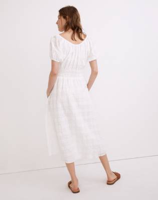 midi seersucker dress
