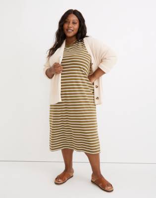 midi cotton tank dress