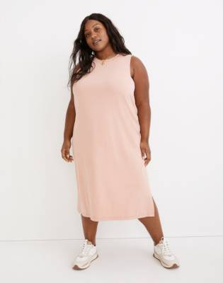 midi cotton tank dress