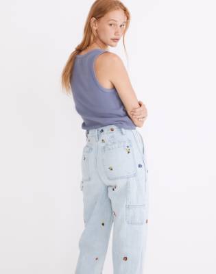 Baggy Straight Carpenter Jeans: Fruit 
