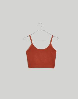MADEWELL SEAMLESS CROP CAMI