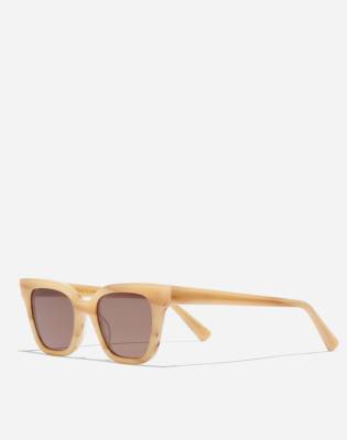 Madewell Pierport Sunglasses In Lighthouse Horn Multi