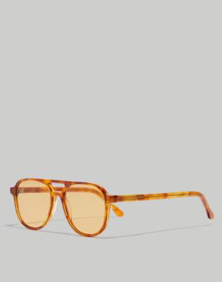 linford square aviator sunglasses