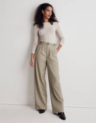 Madewell Harlow Wide-leg Pants In Forgotten Landscape ModeSens