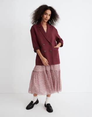 Hayfield Double-Breasted Blazer