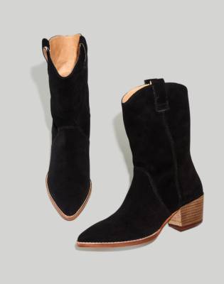 The Cassity Tall Western Boot in Suede