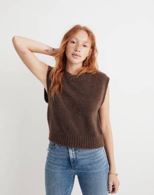 Bouclé Sweater Vest