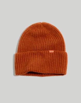 Alpaca-Blend Cuffed Beanie