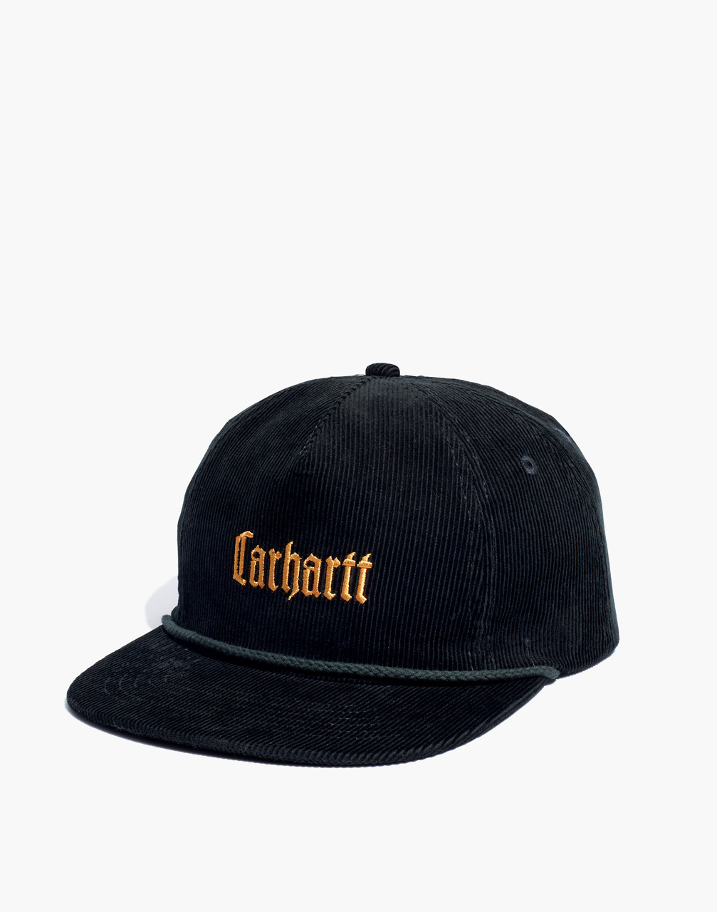Mw Carhartt&reg; Work In Progress Letterman Baseball Cap In Black
