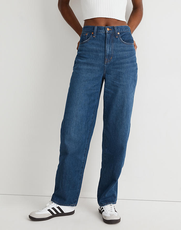 DAMEN Jeans Straight jeans Elastisch Rabatt 63 % MADEWELL Straight jeans Schwarz 36 