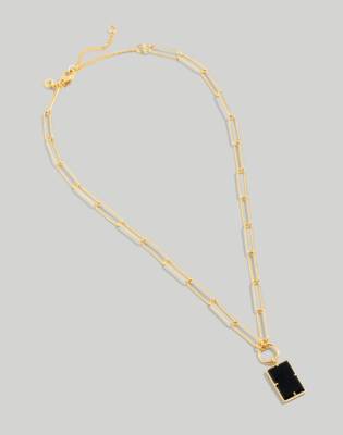 Madewell Darkstone Statement Necklace