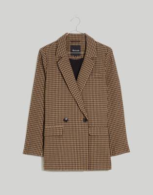 Caldwell Double-Breasted Blazer in Lyden Plaid