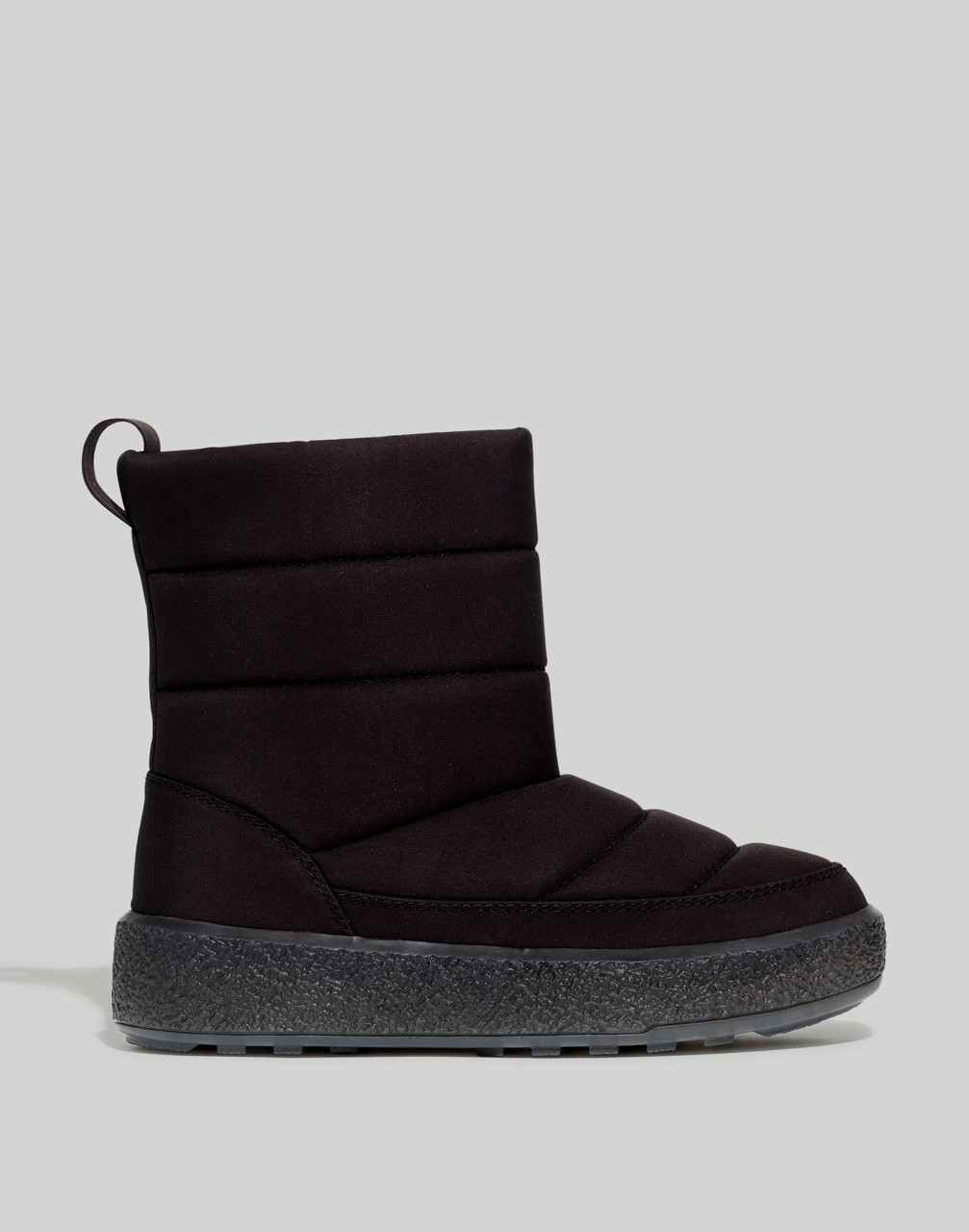 Shop Mw The Toasty Puffer Boot In True Black