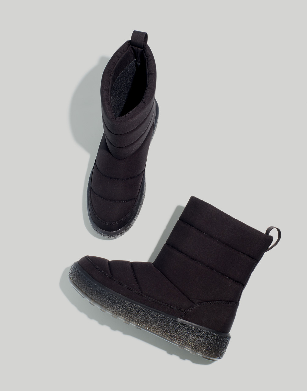 Mw The Toasty Puffer Boot In True Black