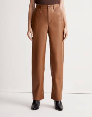 The Perfect Vintage Wide-Leg Pant: Faux Leather Edition