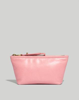 Mw The Piazza Zip Pouch In Misty Rose