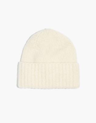 Fuzzy Wide-Cuffed Beanie