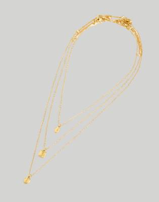 Three-Piece Geometric Necklace Set