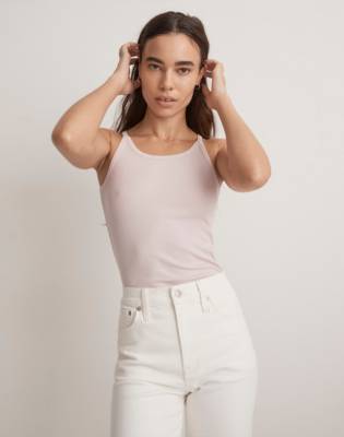 Madewell Brightside &apos;90s Tank In Subtle Blossom