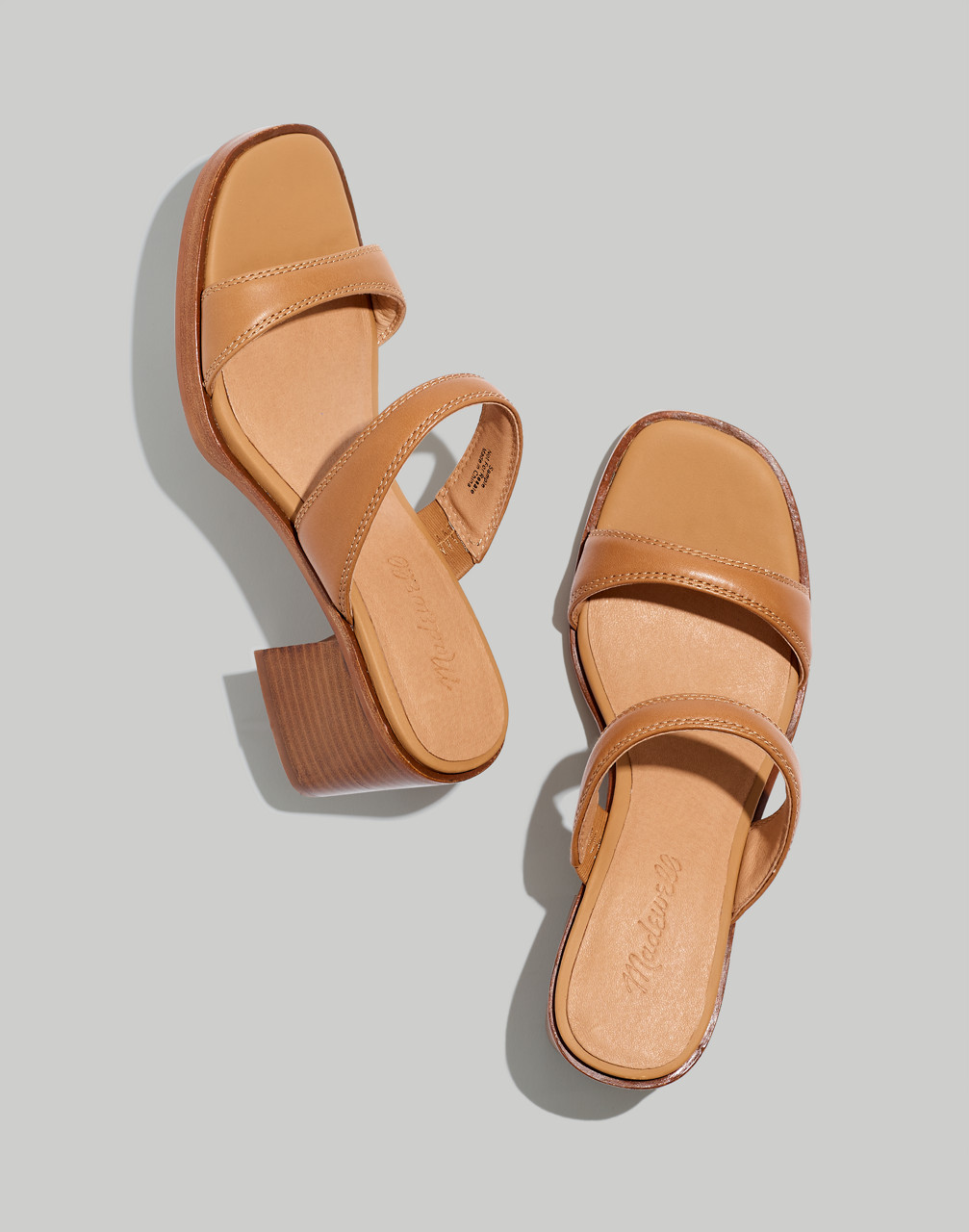 Mw The Saige Double-strap Sandal In Desert Camel