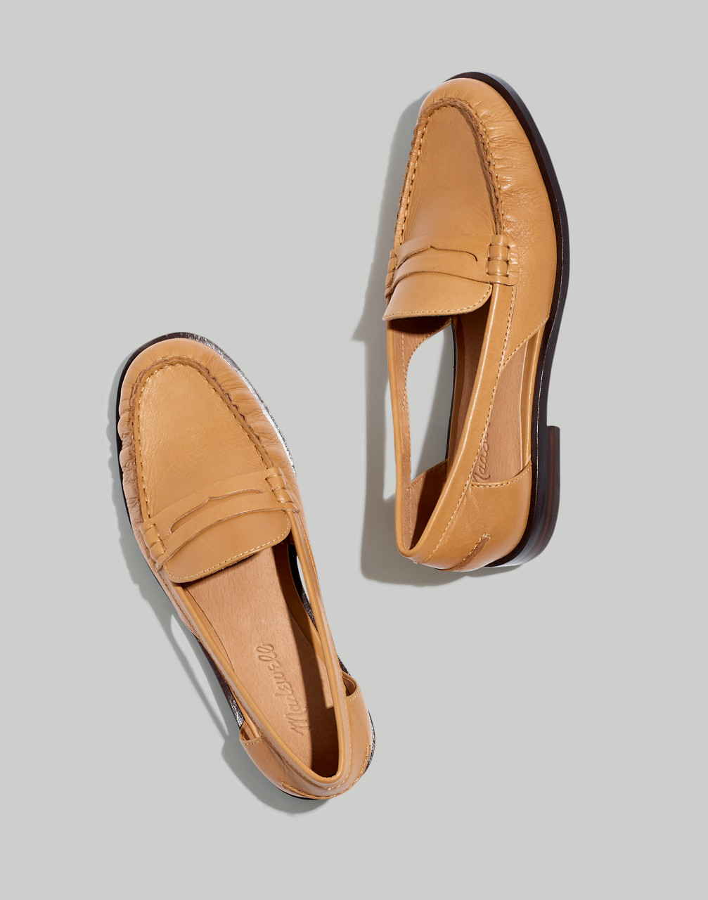 Mw The Nye Cutout Loafer In Desert Camel