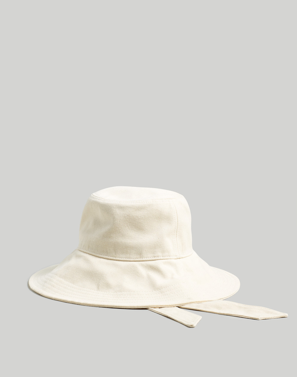 Mw Canvas Lantern Bucket Hat In Vintage Parchment Multi
