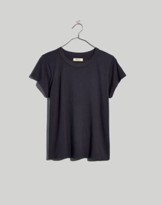 Mw Softfade Cotton Perfect Vintage Tee In Coal