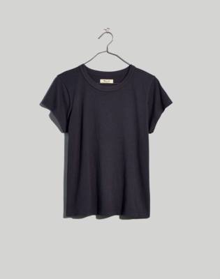 Madewell Softfade Cotton Perfect Vintage Tee In Coal